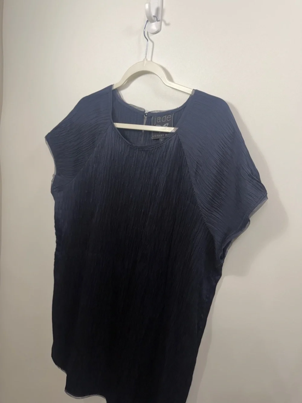 Jade Johnny Was Maritza Tunic top blue size XL.NWT.